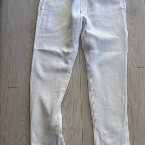 Abercrombie & Fitch White Sweatpants